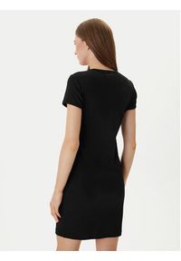 Calvin Klein Jeans Sukienka codzienna Monologo Baby LV047F241G Czarny Slim Fit. Okazja: na co dzień. Kolor: czarny. Materiał: bawełna. Typ sukienki: proste. Styl: casual #2
