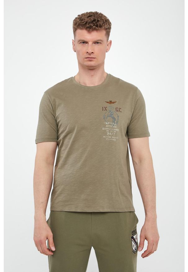 Aeronautica Militare - T-shirt męski z logo AERONAUTICA MILITARE