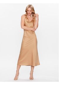 Marella Sukienka koktajlowa Vermut 2332210335 Beżowy Slim Fit. Kolor: beżowy. Materiał: syntetyk. Styl: wizytowy #3