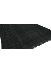 Lekki Szalik Wiosenno-Jesienny - Teer - Czarno-Grafitowy. Okazja: na spacer. Kolor: czarny, szary, wielokolorowy. Materiał: poliester. Sezon: wiosna, jesień. Styl: elegancki #3