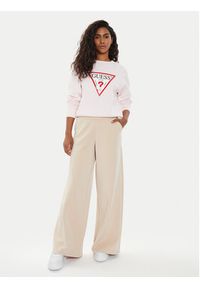 Guess Bluza W2YQ16 KBA11 Różowy Regular Fit. Kolor: różowy. Materiał: bawełna #5
