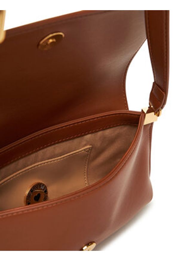 Love Moschino - LOVE MOSCHINO Torebka JC4058PP1NLO0312 Brązowy. Kolor: brązowy. Materiał: skórzane