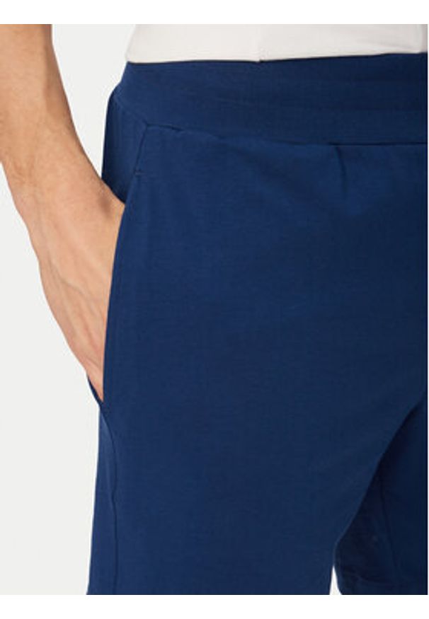 Hugo - HUGO Szorty sportowe Laze 50525247 Granatowy Regular Fit. Kolor: niebieski. Materiał: bawełna. Styl: sportowy