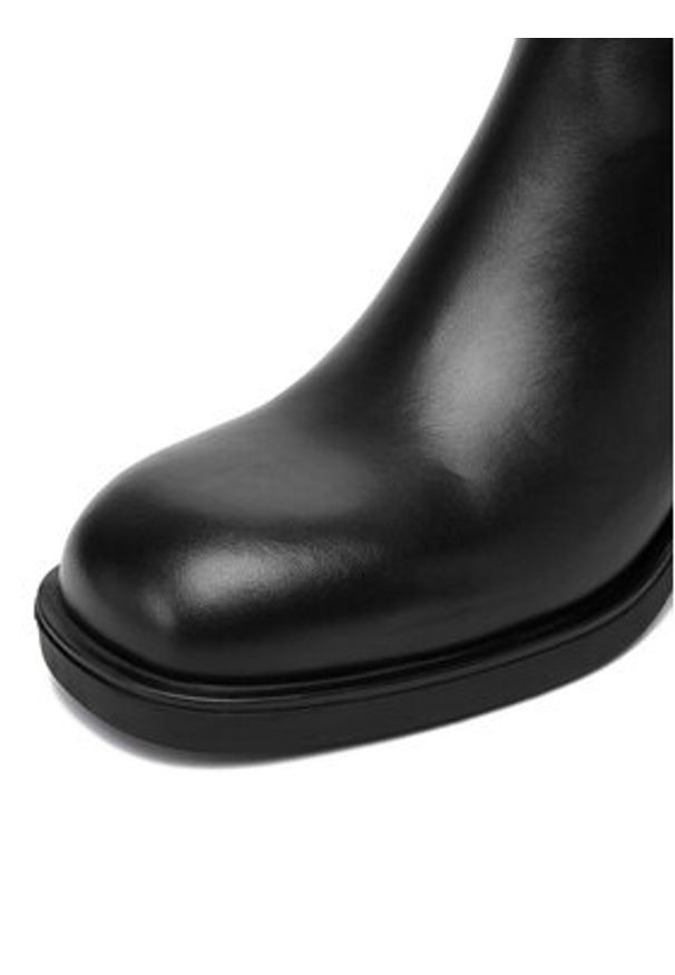 Gino Rossi Botki EO-LOARA-SL061 Czarny. Kolor: czarny. Materiał: skóra