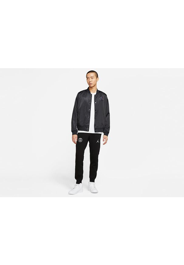 Nike - Kurtka męska nike air jordan psg paris saint-germain coach jacket black. Kolor: czarny. Sport: bieganie