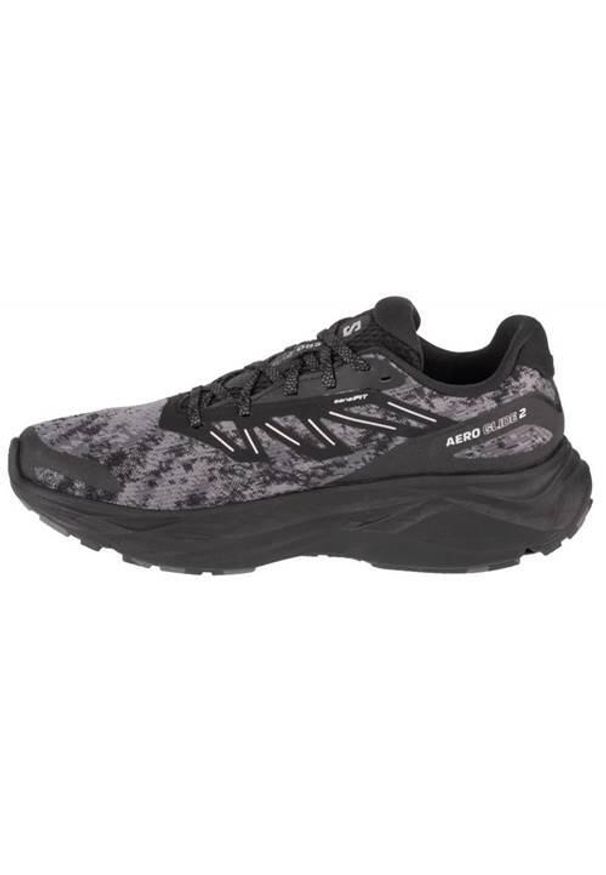 salomon - Buty do biegania męskie Salomon Aero Glide 2. Zapięcie: sznurówki. Kolor: wielokolorowy, czarny. Materiał: materiał, syntetyk, tkanina. Szerokość cholewki: normalna
