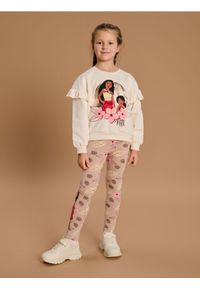 Sinsay - Bluza Disney Vaiana 2 - kremowy. Kolor: kremowy. Materiał: bawełna. Wzór: motyw z bajki #1