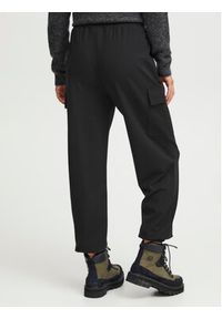 Fransa Spodnie materiałowe 20612726 Czarny Regular Fit. Kolor: czarny. Materiał: syntetyk