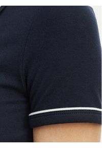 Lacoste Polo DF5284 Granatowy Slim Fit. Typ kołnierza: polo. Kolor: niebieski. Materiał: bawełna #3