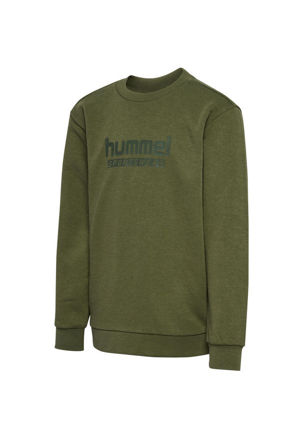 Bluza dziecięca Hummel Base. Kolor: zielony. Wzór: nadruk