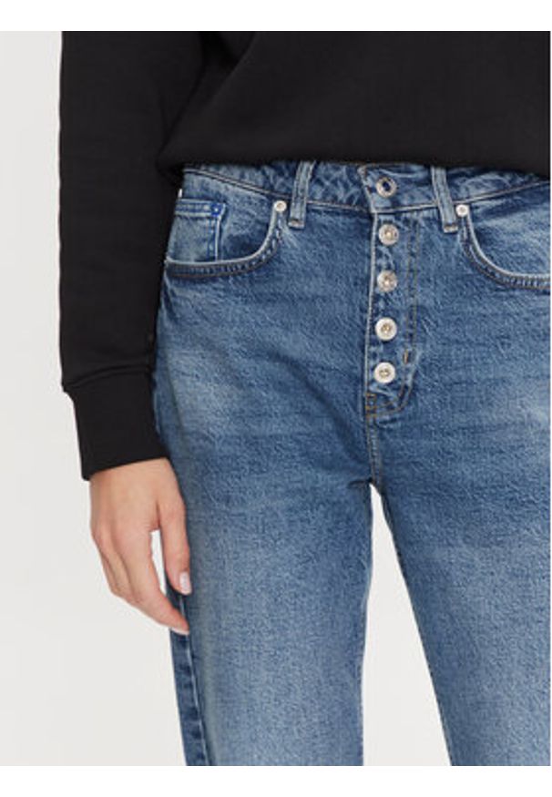 Karl Lagerfeld Jeans Jeansy 246J1111 Niebieski Straight Fit. Kolor: niebieski