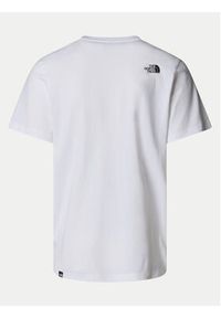 The North Face T-Shirt Easy NF0A8A6C Biały Regular Fit. Kolor: biały. Materiał: syntetyk, bawełna #3