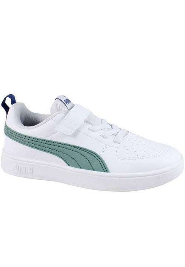 Buty do chodzenia dla dzieci Puma Rickie Ac Ps. Kolor: biały. Materiał: syntetyk, materiał. Szerokość cholewki: normalna. Sport: turystyka piesza
