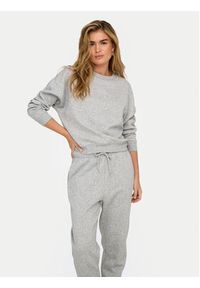 only - ONLY Bluza 15243380 Szary Loose Fit. Kolor: szary. Materiał: syntetyk, bawełna #5