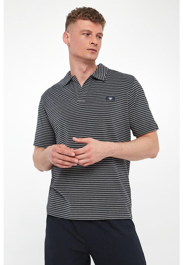 Emporio Armani Swimwear - Polo męskie EMPORIO ARMANI SWIMWEAR. Typ kołnierza: polo