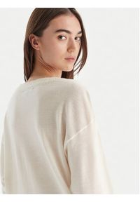 Armani Exchange Sweter XW000772 AF16602 U1003 Écru Relaxed Fit. Materiał: wełna #4