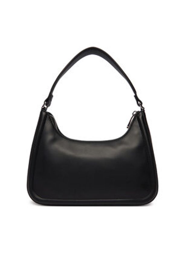Calvin Klein Torebka Bold Ck Small Shoulder Bag LV04F3230G Czarny. Kolor: czarny. Materiał: skórzane
