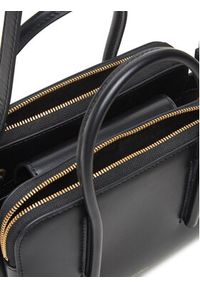 Calvin Klein Torebka Carryall Micro Leather Tote LV04F3057G Czarny. Kolor: czarny. Materiał: skórzane #4