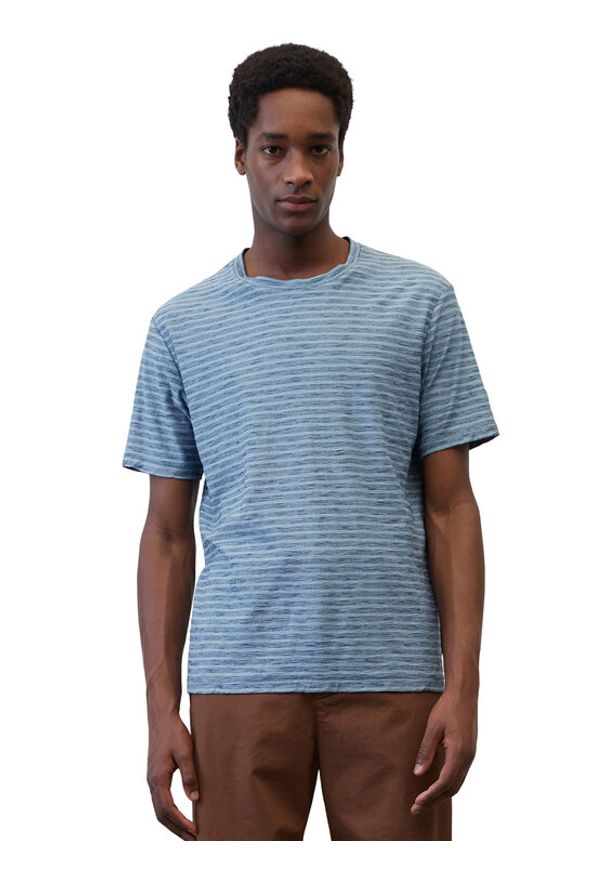 Marc O'Polo T-Shirt M22218651202 Niebieski Regular Fit. Typ kołnierza: polo. Kolor: niebieski. Materiał: bawełna