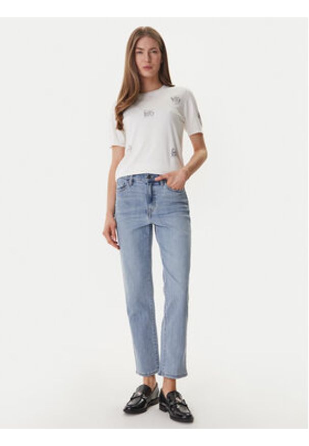 DKNY Jeansy DJ5B4109 Niebieski Straight Fit. Kolor: niebieski