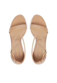 Aldo Sandały Jacynthe 14016598 Beżowy. Kolor: beżowy. Materiał: skóra #4