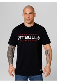 PITBULL - Koszulka bawełniana sportowy t-shirt dla dorosłych Boxing 19. Kolor: wielokolorowy, czarny, biały. Materiał: bawełna