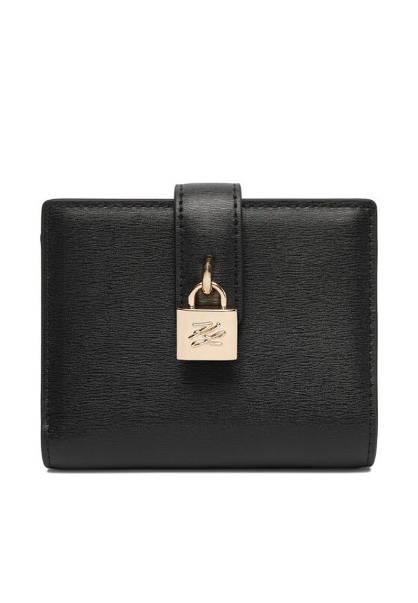 Karl Lagerfeld - KARL LAGERFELD Portfel B1W32047 Czarny. Kolor: czarny. Materiał: skóra