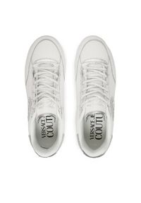 Versace Jeans Couture Sneakersy 79VA3SJ5 Biały. Kolor: biały. Materiał: skóra