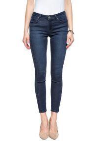 Lee - SPODNIE DAMSKIE LEE SCARLETT CROPPED POLISHED INDIGO L30CRKKD 112106385 #6