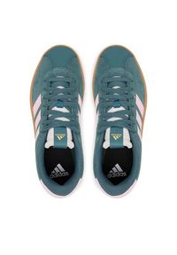 Adidas - adidas Sneakersy VL Court 3.0 Shoes JR0955 Zielony. Kolor: zielony. Materiał: zamsz, skóra