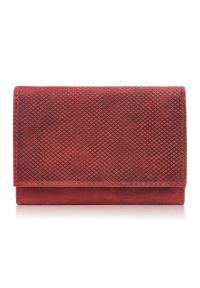 PAOLO PERUZZI - Portfel skórzany vintage Paolo Peruzzi T-112-HRD czerwony. Kolor: czerwony. Materiał: skóra #1