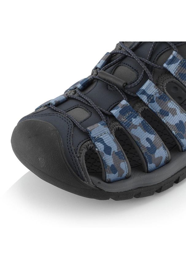 ALPINE PRO - Sandały turystyczne unisex z zakrytym noskiem Alpine Pro Awede. Kolor: niebieski. Sezon: lato. Sport: turystyka piesza