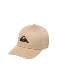 Quiksilver - Czapka dla Mężczyzn DECADES Brązowy. Kolor: beżowy. Materiał: materiał, poliester, bawełna. Wzór: haft
