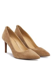 MICHAEL Michael Kors Szpilki Alina 40F5HNMP1S Brązowy. Kolor: brązowy. Materiał: zamsz, skóra. Obcas: na szpilce #2