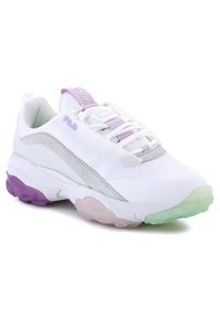 Buty do chodzenia damskie Fila Loligo CB. Zapięcie: sznurówki. Kolor: biały. Materiał: materiał, syntetyk, guma. Szerokość cholewki: normalna. Sport: turystyka piesza