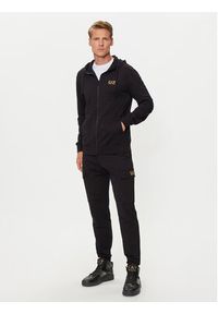 EA7 Emporio Armani Spodnie dresowe 8NPP67 PJVRZ 0208 Czarny Regular Fit. Kolor: czarny. Materiał: bawełna #2