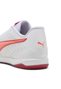 Puma - Halowe buty piłkarskie IBERO IV PUMA White Glowing Red Dark Crimson Black. Kolor: czerwony, biały, wielokolorowy, czarny. Sport: piłka nożna