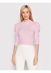 Glamorous Sweter AC3084 Różowy Regular Fit. Kolor: różowy. Materiał: wiskoza #1