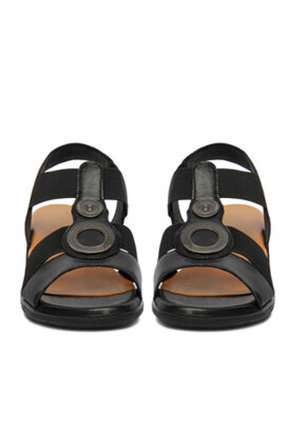 Go Soft Sandały CEO-WI16-INES-07 Czarny. Kolor: czarny. Materiał: skóra