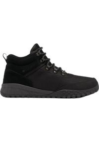 columbia - Buty do chodzenia męskie Columbia Fairbanks Mid Waterproof. Zapięcie: sznurówki. Kolor: czarny. Materiał: materiał, syntetyk. Szerokość cholewki: normalna. Sport: turystyka piesza