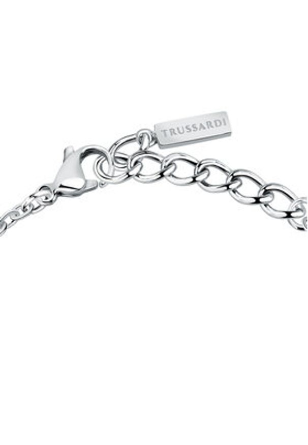 Trussardi Jeans - Trussardi Naszyjnik TJAXC22 Srebrny. Materiał: metalowe. Kolor: srebrny