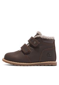 Timberland Trzewiki Pokey Pine Warm Lined H&L TB0A5YVS9311 Brązowy. Kolor: brązowy. Materiał: skóra