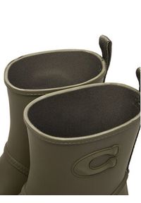 Coach Kalosze Ryder CW977 Khaki. Kolor: brązowy. Materiał: guma #5