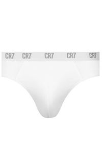 Cristiano Ronaldo CR7 Komplet 3 par slipów Main Basic Brief 3Pack 8100-66-100 Biały. Kolor: biały. Materiał: bawełna