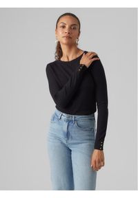 Vero Moda Sweter 10291147 Czarny Regular Fit. Kolor: czarny. Materiał: syntetyk, wiskoza