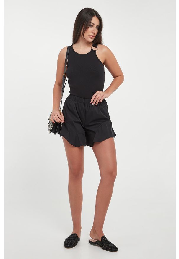 Liu Jo - Top damski prążkowany LIU JO. Materiał: prążkowany