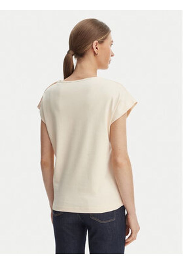 Marciano Guess T-Shirt G6GI04 K3505 Écru Regular Fit. Materiał: bawełna