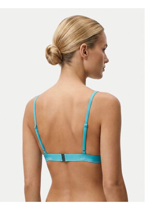 Calvin Klein Swimwear Góra od bikini LV00Q61208 Niebieski. Kolor: niebieski. Materiał: syntetyk