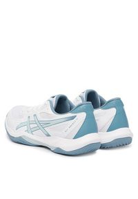 Asics Buty halowe Gel-Rocket 12 1071A116 Biały. Kolor: biały. Materiał: skóra #4