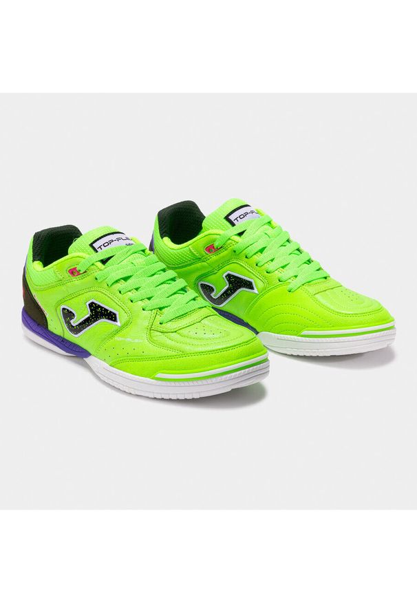Buty piłkarskie męskie Joma Top Flex IN. Kolor: zielony. Sport: piłka nożna